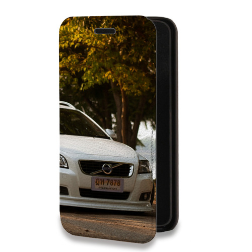 Дизайнерский горизонтальный чехол-книжка для Iphone 7 Plus / 8 Plus Volvo