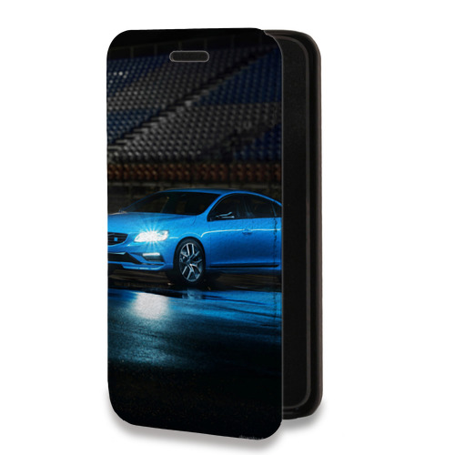 Дизайнерский горизонтальный чехол-книжка для Alcatel One Touch Idol 2 mini Volvo