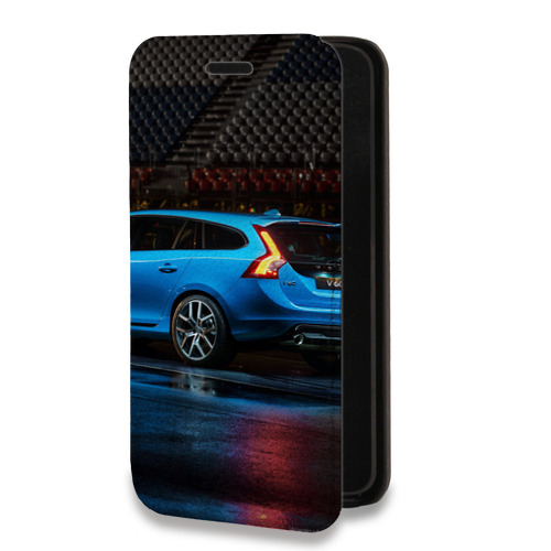 Дизайнерский горизонтальный чехол-книжка для Xiaomi Poco X3 Volvo