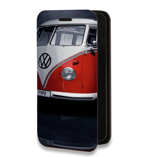 Дизайнерский горизонтальный чехол-книжка для Iphone 14 Volkswagen