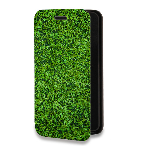 Дизайнерский горизонтальный чехол-книжка для Huawei P Smart (2021) Трава