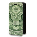 Дизайнерский горизонтальный чехол-книжка для Huawei Honor 30 Текстуры денег