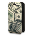Дизайнерский горизонтальный чехол-книжка для Iphone 14 Pro Текстуры денег