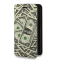 Дизайнерский горизонтальный чехол-книжка для Xiaomi Mi Note 10 Текстуры денег