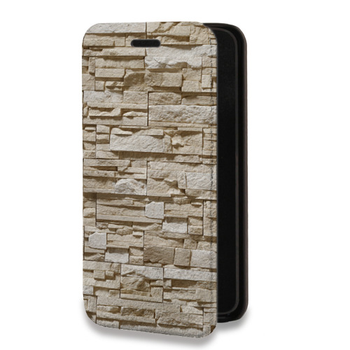 Дизайнерский горизонтальный чехол-книжка для Samsung Galaxy S9 Текстура камня