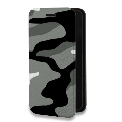 Дизайнерский горизонтальный чехол-книжка для Iphone 7 Камуфляжи