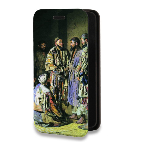 Дизайнерский горизонтальный чехол-книжка для Nokia 2.3