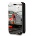 Дизайнерский горизонтальный чехол-книжка для Huawei Honor Note 8 Локомотив