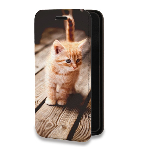 Дизайнерский горизонтальный чехол-книжка для Samsung Galaxy S10 Lite Котята