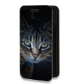 Дизайнерский горизонтальный чехол-книжка для Iphone 6/6s Кошки