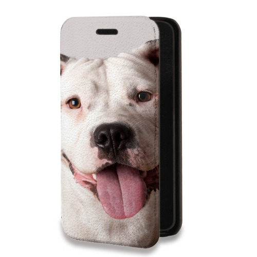 Дизайнерский горизонтальный чехол-книжка для Samsung Galaxy A51 Собаки