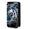Дизайнерский горизонтальный чехол-книжка для Samsung Galaxy A52 Тигры