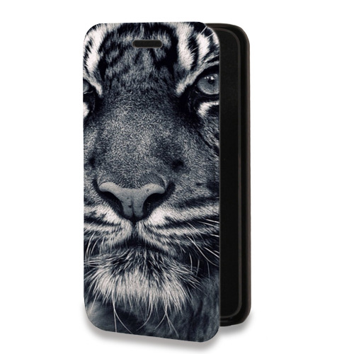 Дизайнерский горизонтальный чехол-книжка для Iphone 14 Тигры