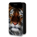 Дизайнерский горизонтальный чехол-книжка для Xiaomi RedMi 9 Тигры