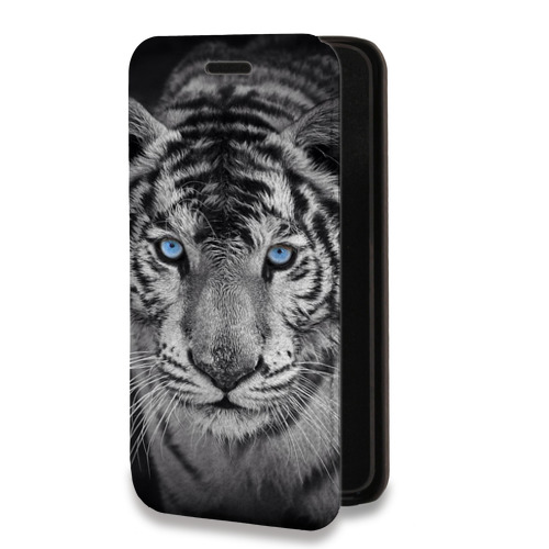 Дизайнерский горизонтальный чехол-книжка для Xiaomi Mi Note 10 Тигры