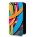 Дизайнерский горизонтальный чехол-книжка для Iphone 14 Pro На грани яркости