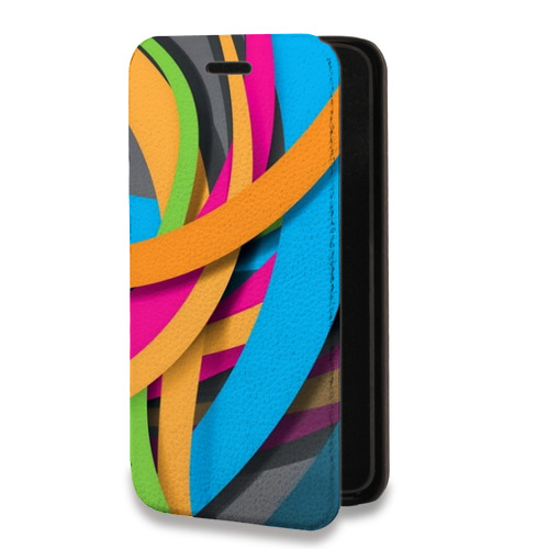 Дизайнерский горизонтальный чехол-книжка для Iphone 14 Pro На грани яркости