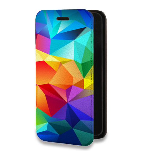 Дизайнерский горизонтальный чехол-книжка для Iphone 11 Pro Геометрия радости
