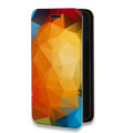 Дизайнерский горизонтальный чехол-книжка для Samsung Galaxy S20 FE Геометрия радости