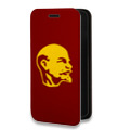 Дизайнерский горизонтальный чехол-книжка для Xiaomi RedMi 9 Владимир Ленин