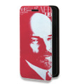 Дизайнерский горизонтальный чехол-книжка для Iphone 14 Pro Max Владимир Ленин