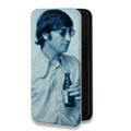 Дизайнерский горизонтальный чехол-книжка для Iphone Xr Джон Леннон