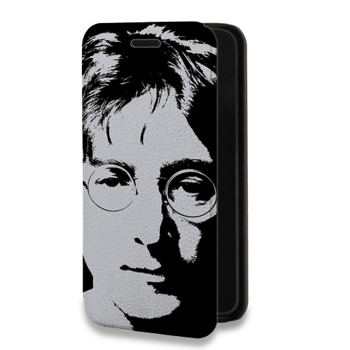 Дизайнерский горизонтальный чехол-книжка для Iphone Xr Джон Леннон