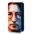 Дизайнерский горизонтальный чехол-книжка для Realme C11 Джон Леннон