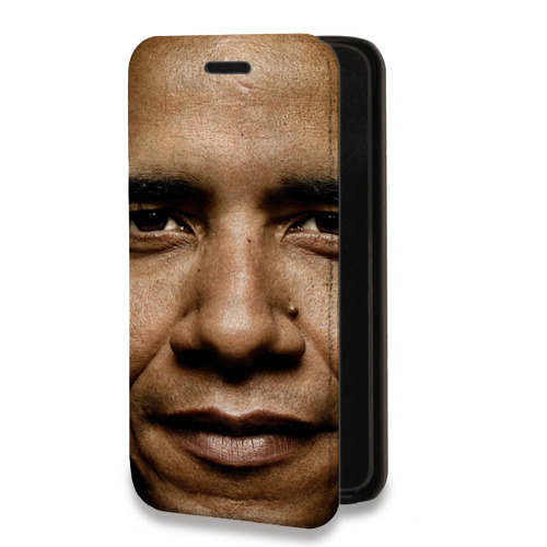 Дизайнерский горизонтальный чехол-книжка для Google Pixel 6 Барак Обама