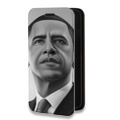 Дизайнерский горизонтальный чехол-книжка для Huawei Honor 10i Барак Обама