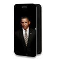 Дизайнерский горизонтальный чехол-книжка для Nokia 2.3 Барак Обама