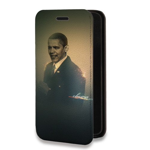 Дизайнерский горизонтальный чехол-книжка для Iphone 11 Pro Барак Обама