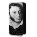 Дизайнерский горизонтальный чехол-книжка для Samsung Galaxy A51 Александр Пушкин