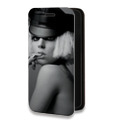 Дизайнерский горизонтальный чехол-книжка для Iphone 12 Pro Max Леди Гага