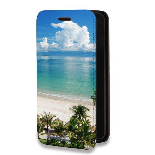 Дизайнерский горизонтальный чехол-книжка для Iphone 11 Pro Max Пляж