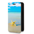 Дизайнерский горизонтальный чехол-книжка для Iphone 14 Пляж