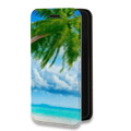 Дизайнерский горизонтальный чехол-книжка для Iphone 7 Plus / 8 Plus Пляж
