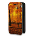 Дизайнерский горизонтальный чехол-книжка для Iphone 7 Plus / 8 Plus Лес