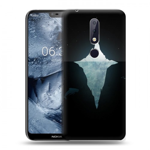 Дизайнерский силиконовый чехол для Nokia 6.1 Plus Льды