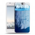 Дизайнерский силиконовый чехол для HTC One A9 Льды