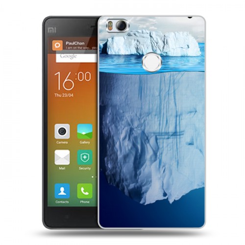 Дизайнерский силиконовый чехол для Xiaomi Mi4S Льды