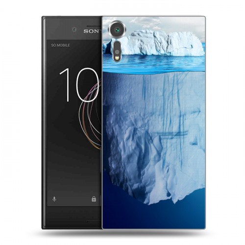 Дизайнерский пластиковый чехол для Sony Xperia XZs Льды