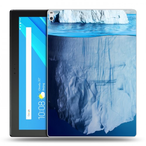 Дизайнерский силиконовый чехол для Lenovo Tab 4 10 Plus Льды