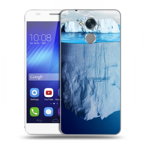 Дизайнерский пластиковый чехол для Huawei Honor 6C Льды