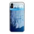 Дизайнерский силиконовый чехол для Iphone x10 Льды