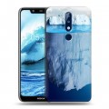 Дизайнерский пластиковый чехол для Nokia 5.1 Plus Льды