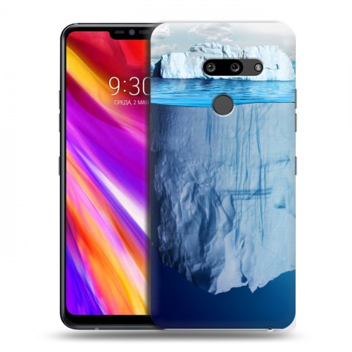 Дизайнерский пластиковый чехол для LG G8 ThinQ Льды