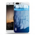 Дизайнерский силиконовый чехол для Huawei Honor 6 Plus Льды