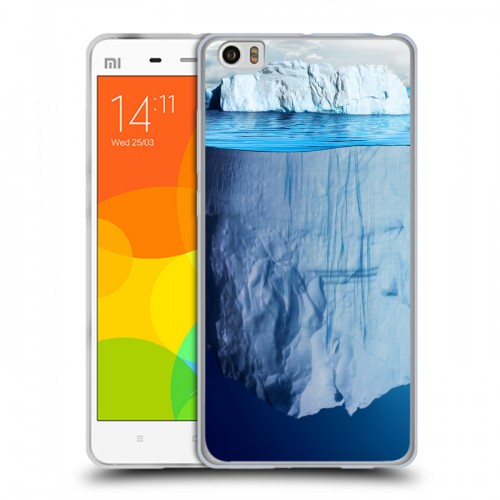 Дизайнерский пластиковый чехол для Xiaomi Mi Note Льды