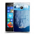 Дизайнерский пластиковый чехол для Microsoft Lumia 435 Льды